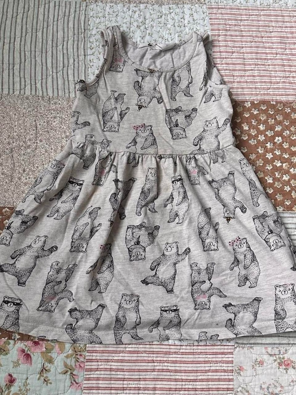 H&M cute funny bear kids' casual dress